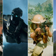 Far Cry 6 (Image: Ubisoft), Battlefield 2042 (Image: EA, DICE), Call Of Duty: Vanguard (Image: Activision), Halo Infinite (Image: 343 Industries)